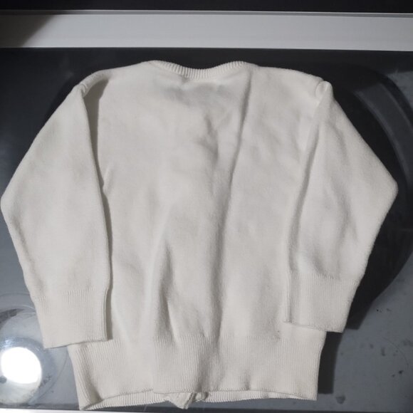 Julius Berger Ivory Button Down Cardigan Infant 24 Months Made in USA - Picture 6 of 6